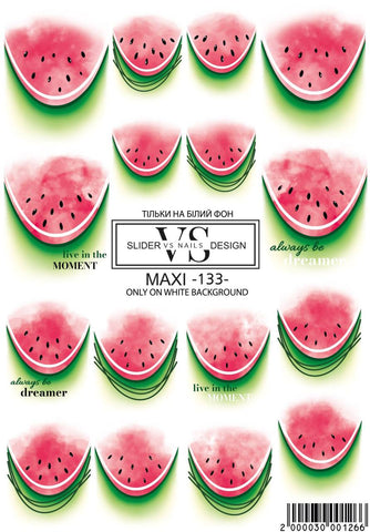 Slider maxi (Wasserlösliche Aufkleber) 133 von VS Nails