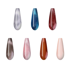 7x8ml Set of Cat Eye Gel SPHYNX von IMEN