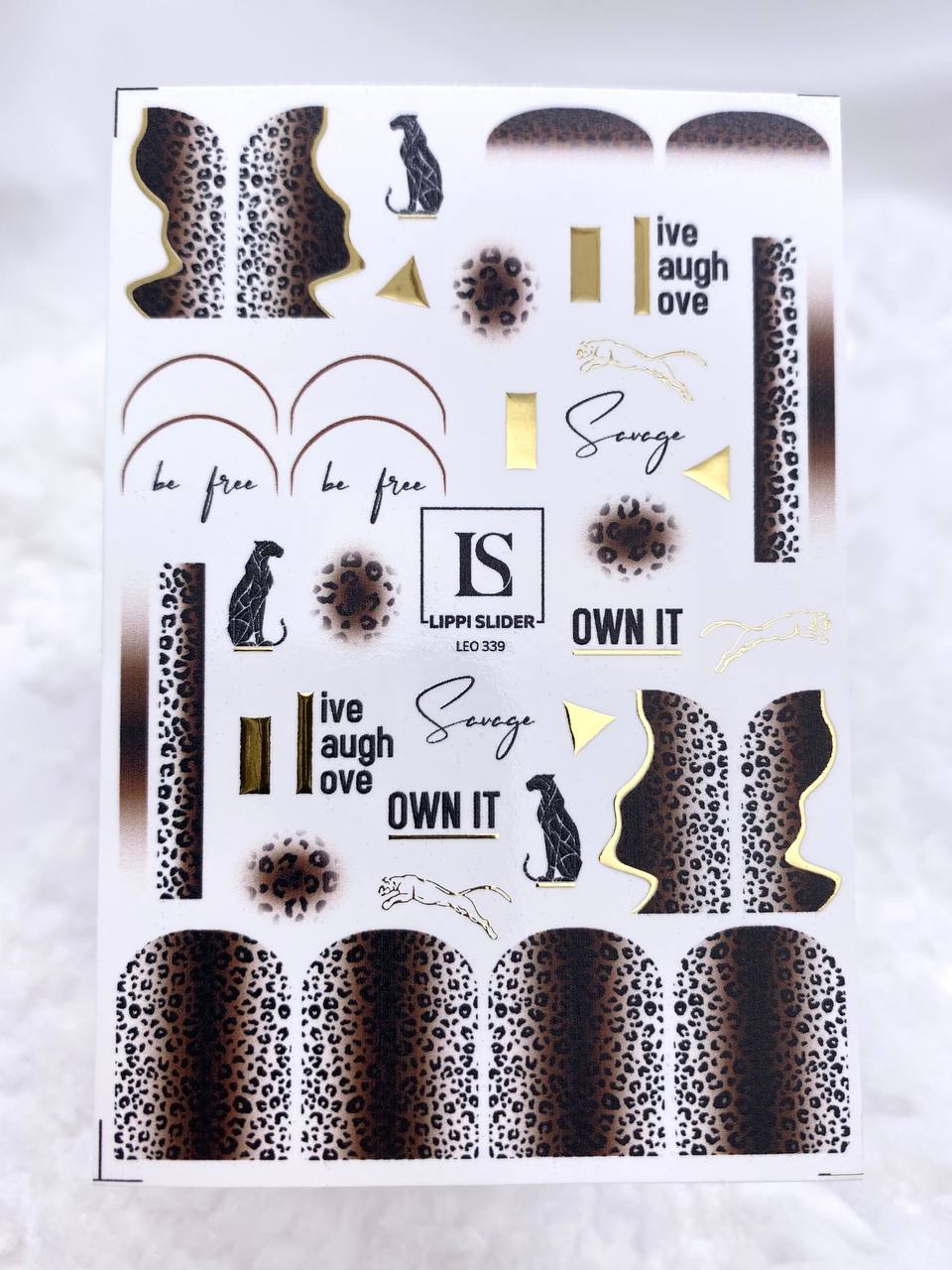 Slider "Leo" 339 (Wasserlösliche Aufkleber) von Lippi Slider
