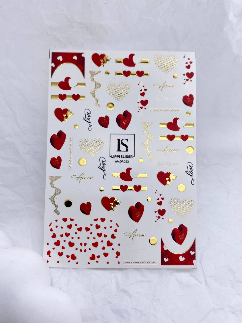 "Amor" Slider 292 (water-soluble decals) by Lippi Slider