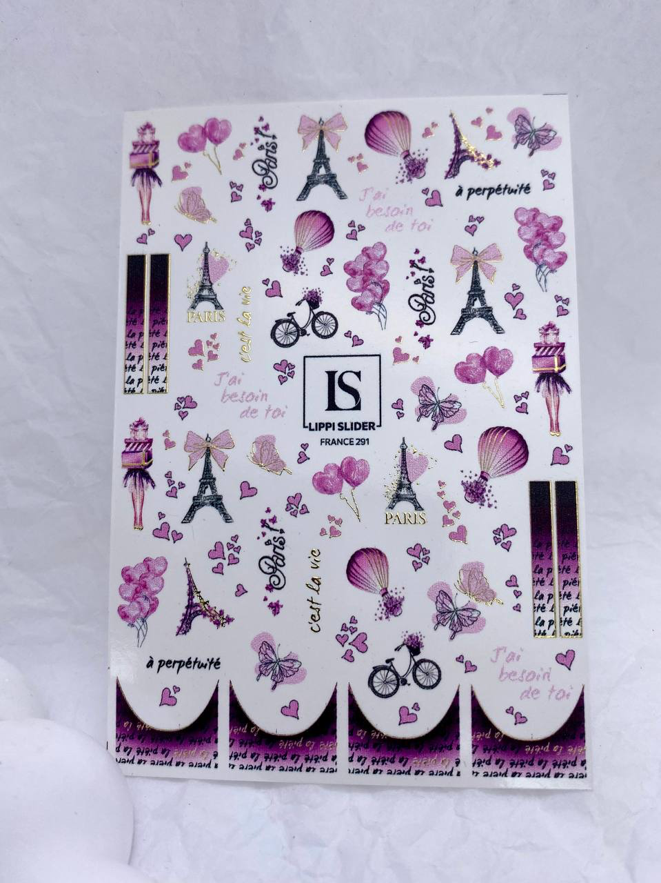 Slider "France" 291 (Water-soluble decals) by Lippi Slider