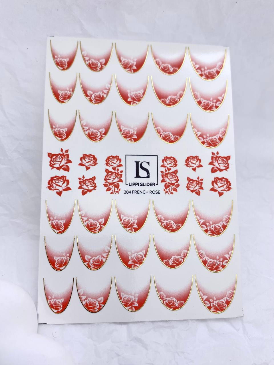 Slider "French Rose 284 (water-slide decals) by Lippi Slider
