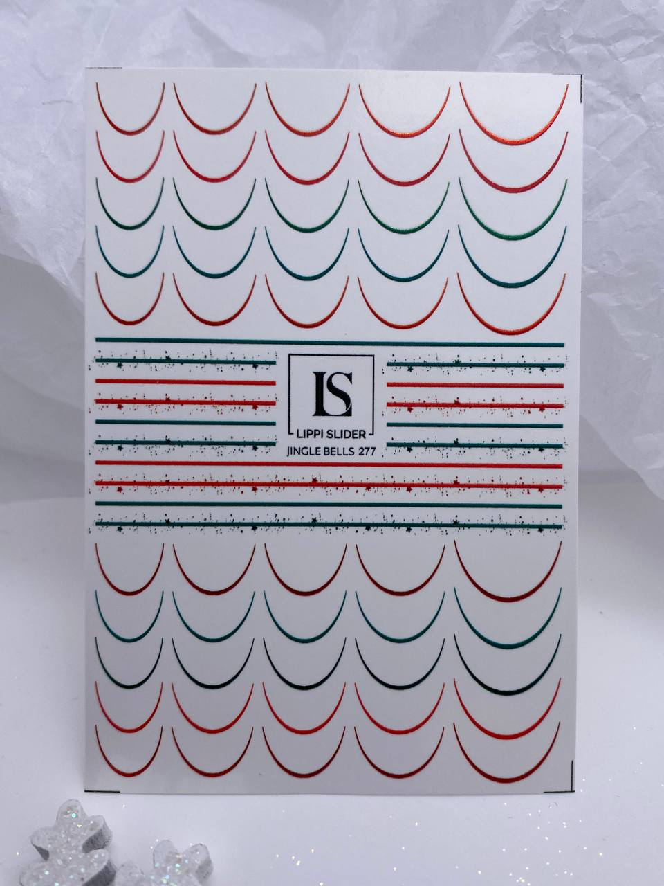 Slider "Jingle Bells" 277 (water-soluble stickers) by Lippi Slider