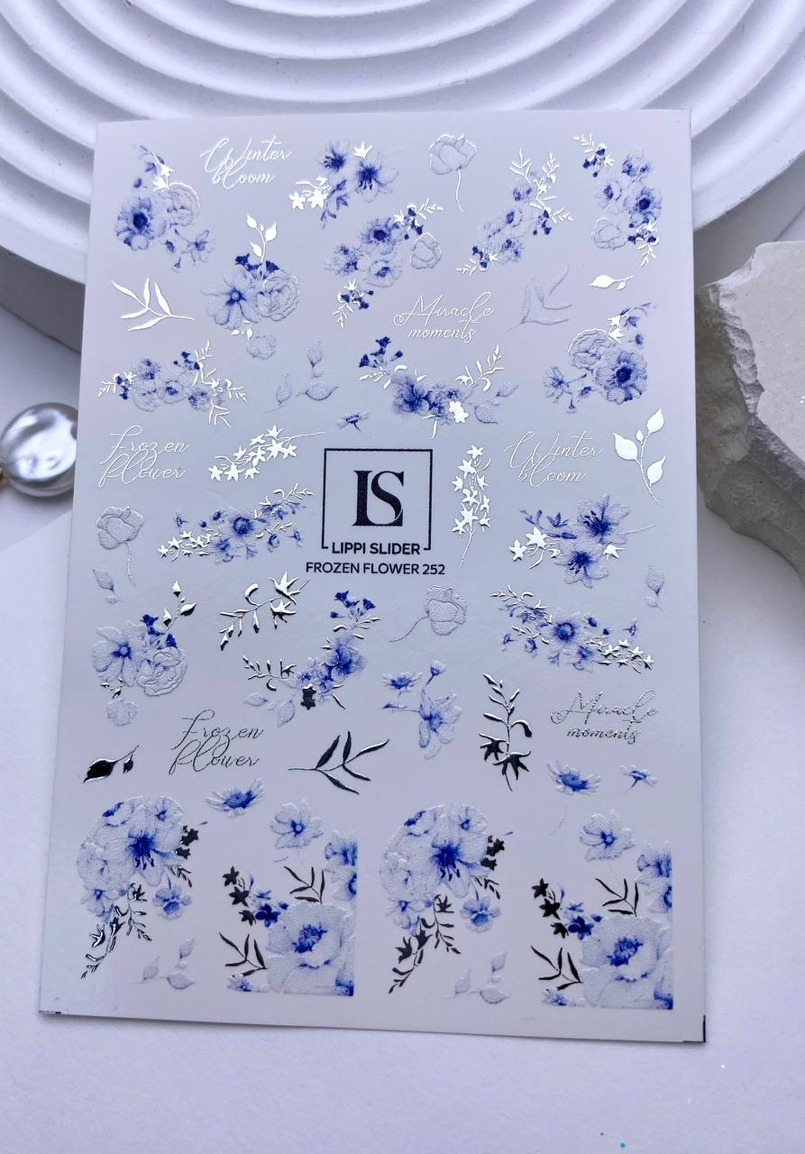 Slider "Frozen Flower" 252 (Water-slide decals) by Lippi Slider