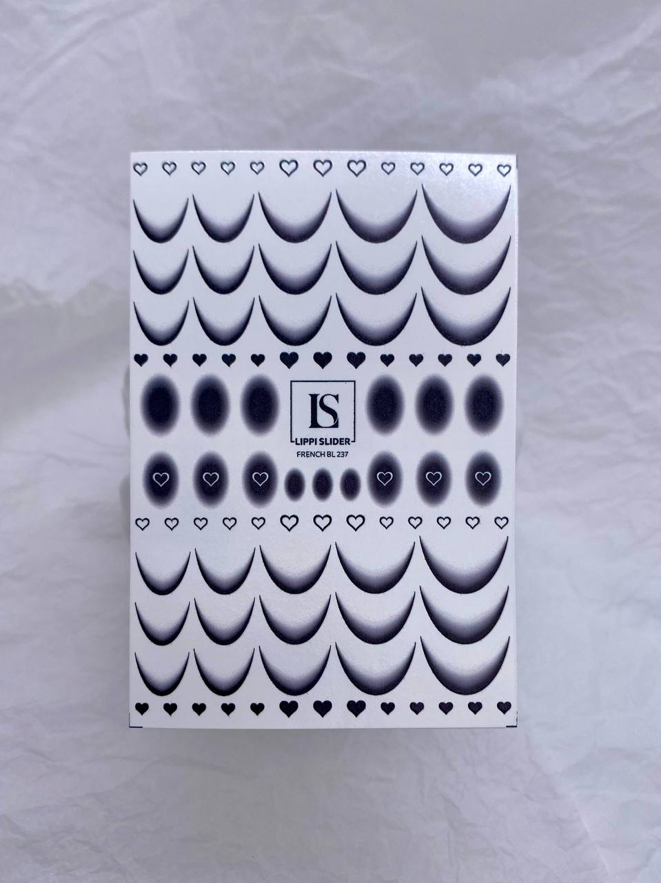 "French W" 238 slider (water-soluble stickers) by Lippi Slider
