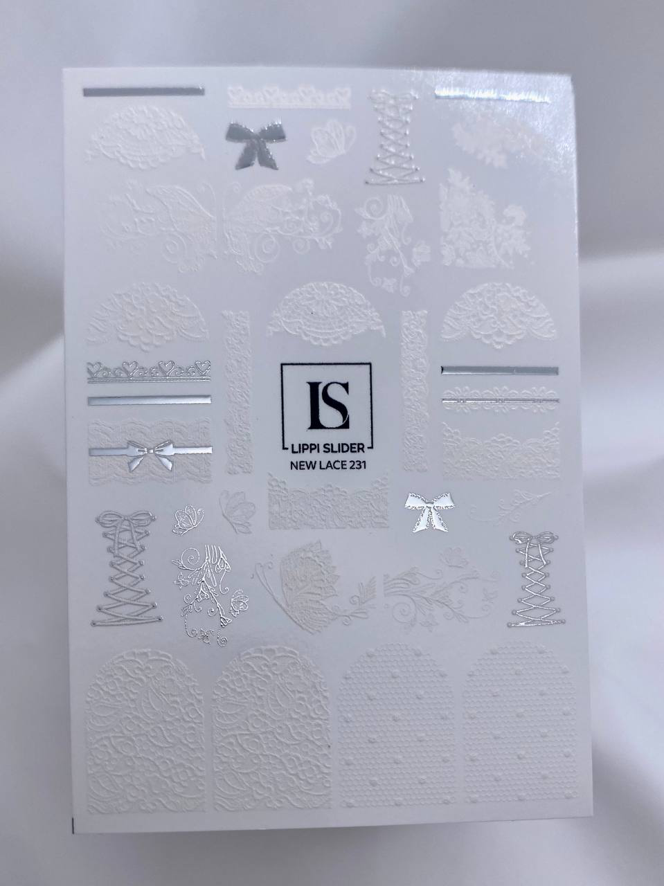 Slider "New Lace" 231 (Wasserlösliche Aufkleber) von Lippi Slider