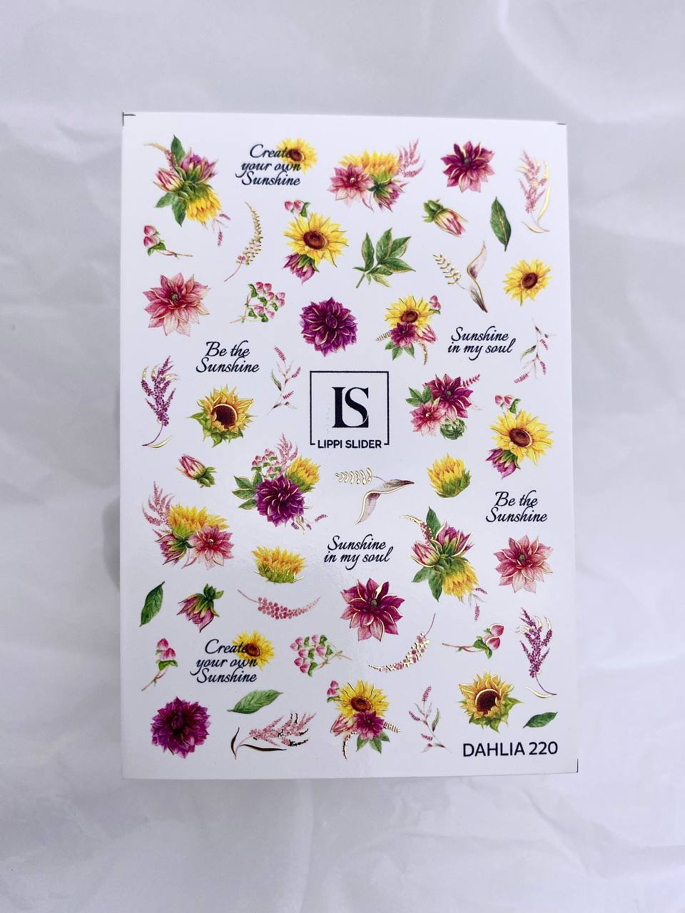 Slider "Dahlia" 220 (Wasserlösliche Aufkleber) von Lippi Slider