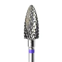 Fräseraufsatz Hartmetall Bit Rundkegel (violett) grob von KMIZ rund