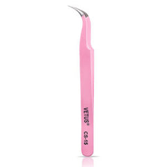 Tweezers for nail art made of stainless steel pink
