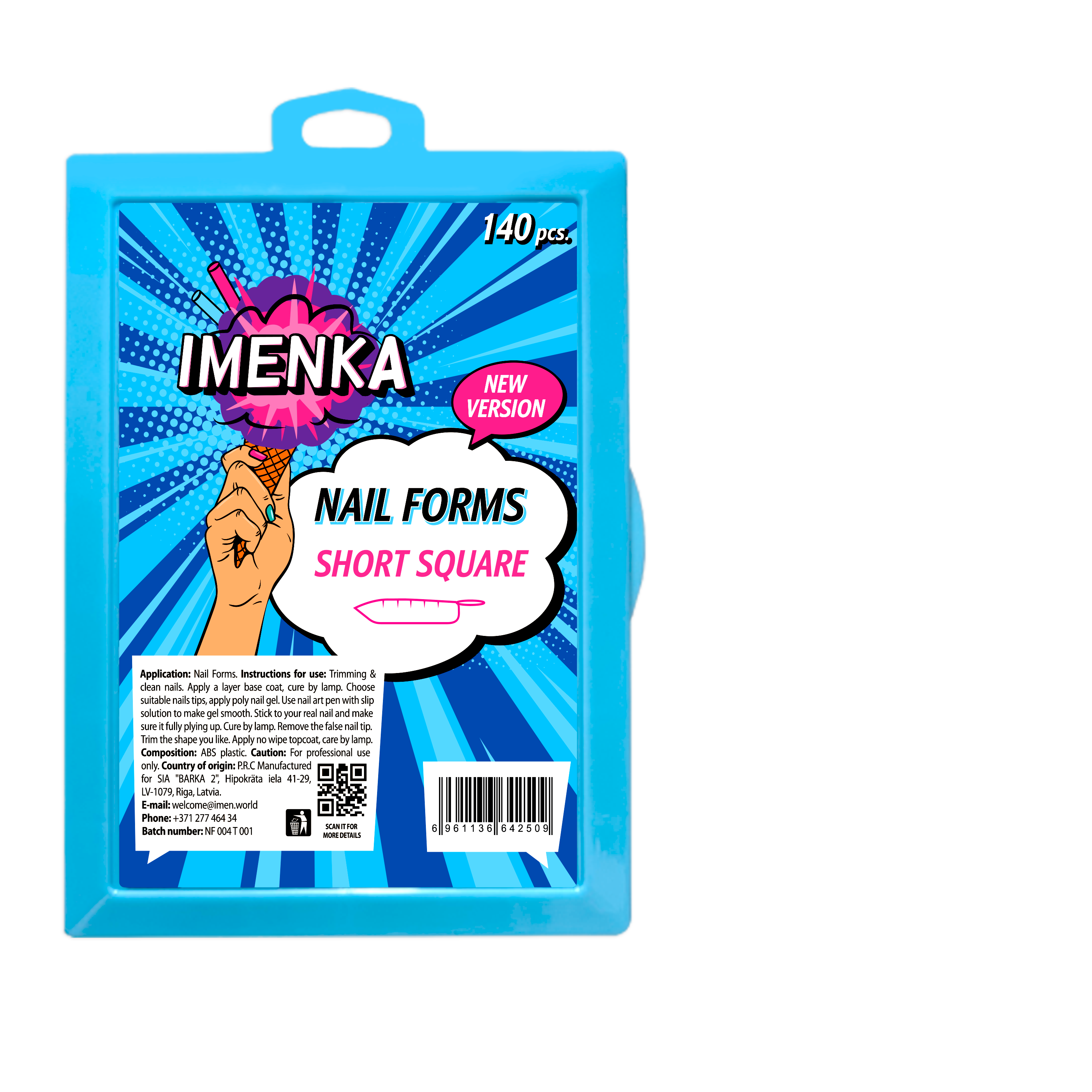 Nail Forms Imenka "Short Square" New 2. Version