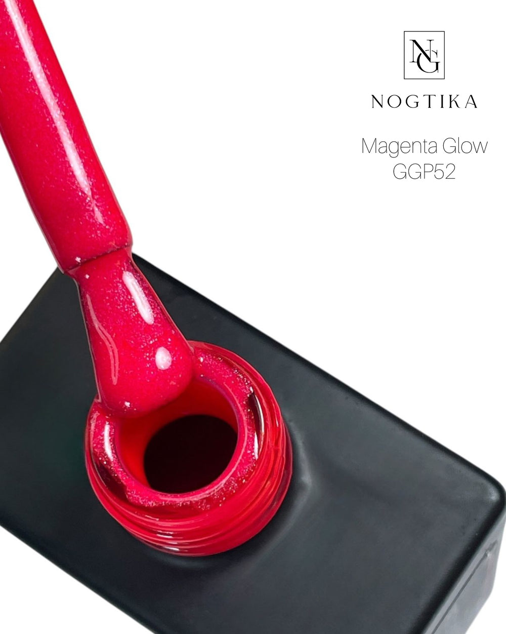 Glitter Gel Polish Magenta Glow No. GGP52 (12ml) TPO-free