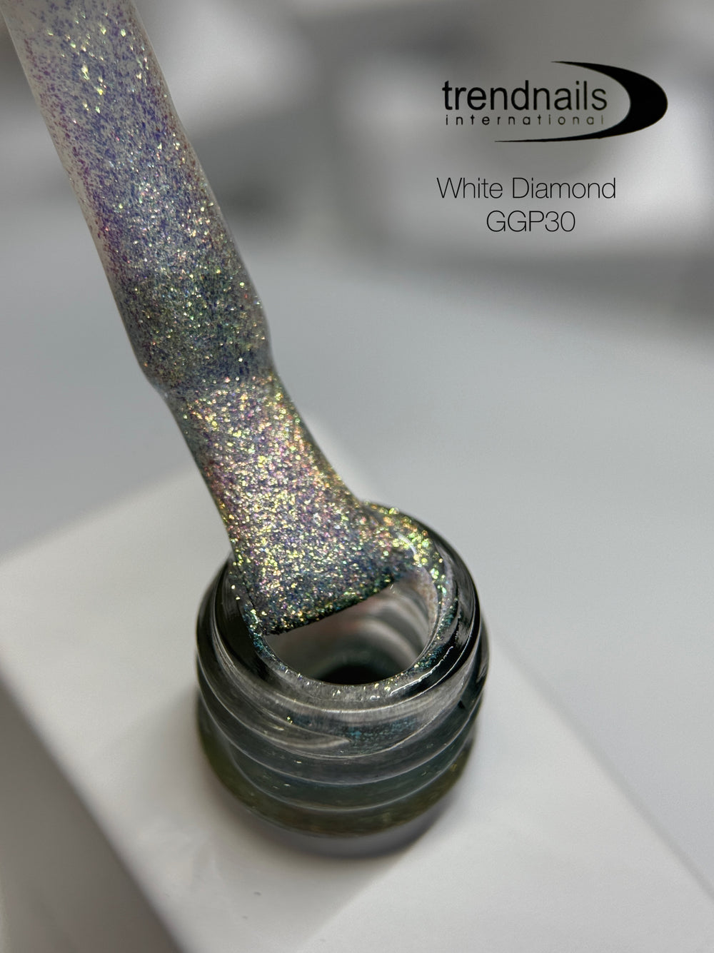 Glitter Gel Polish White Diamond No. GGP30 (12ml) TPO-free