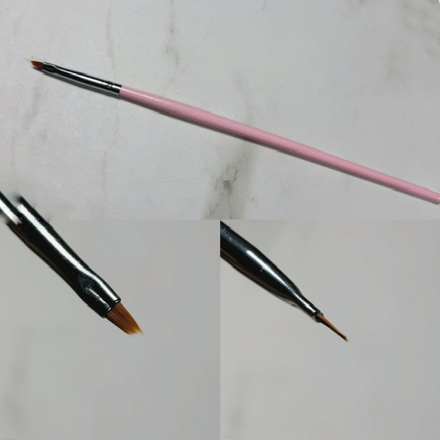 French Pinsel Größe 2 mit rosa Griff