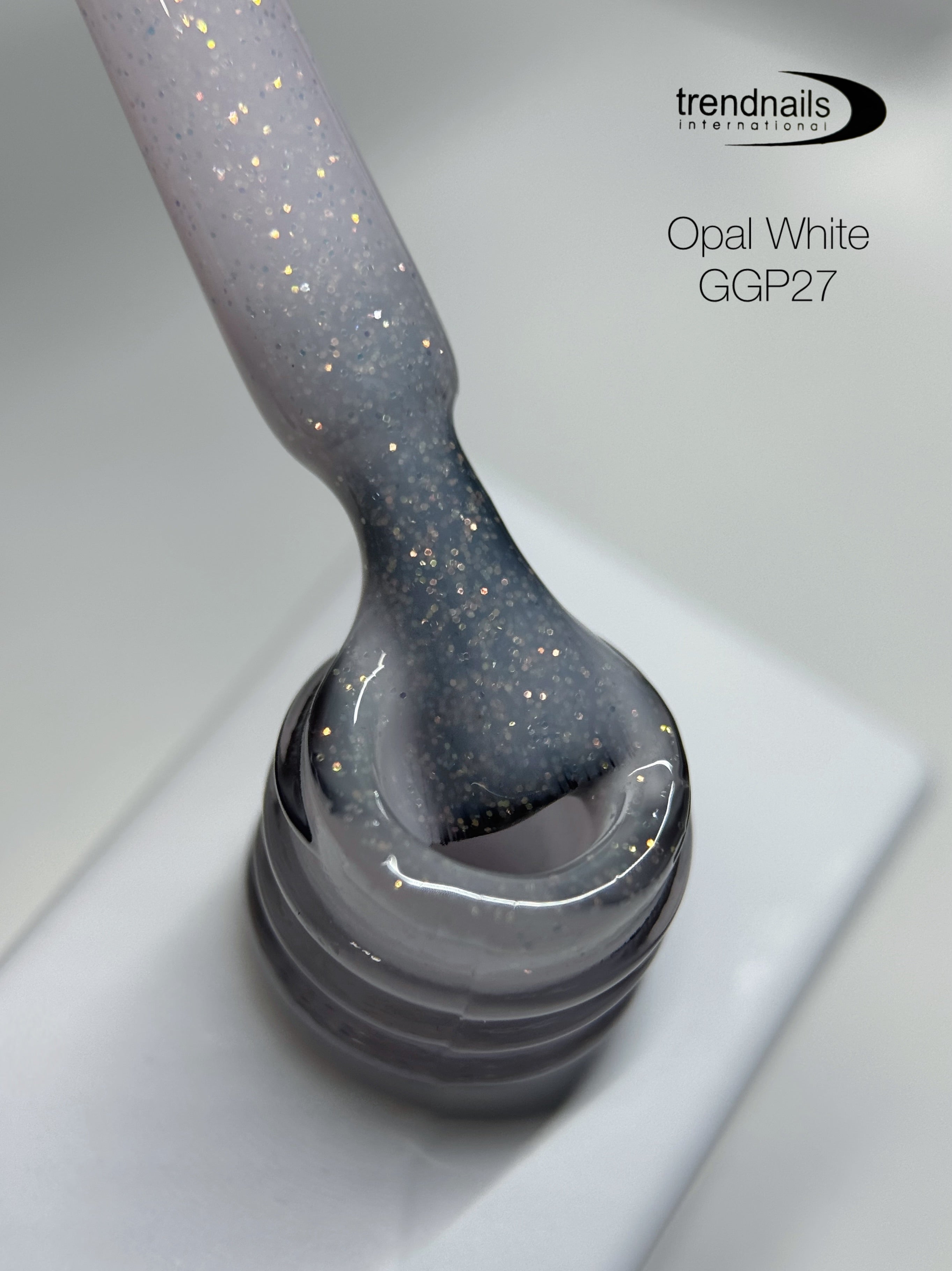 Glitter Gel Polish Opal White Nr. GGP27 (12ml) TPO-free