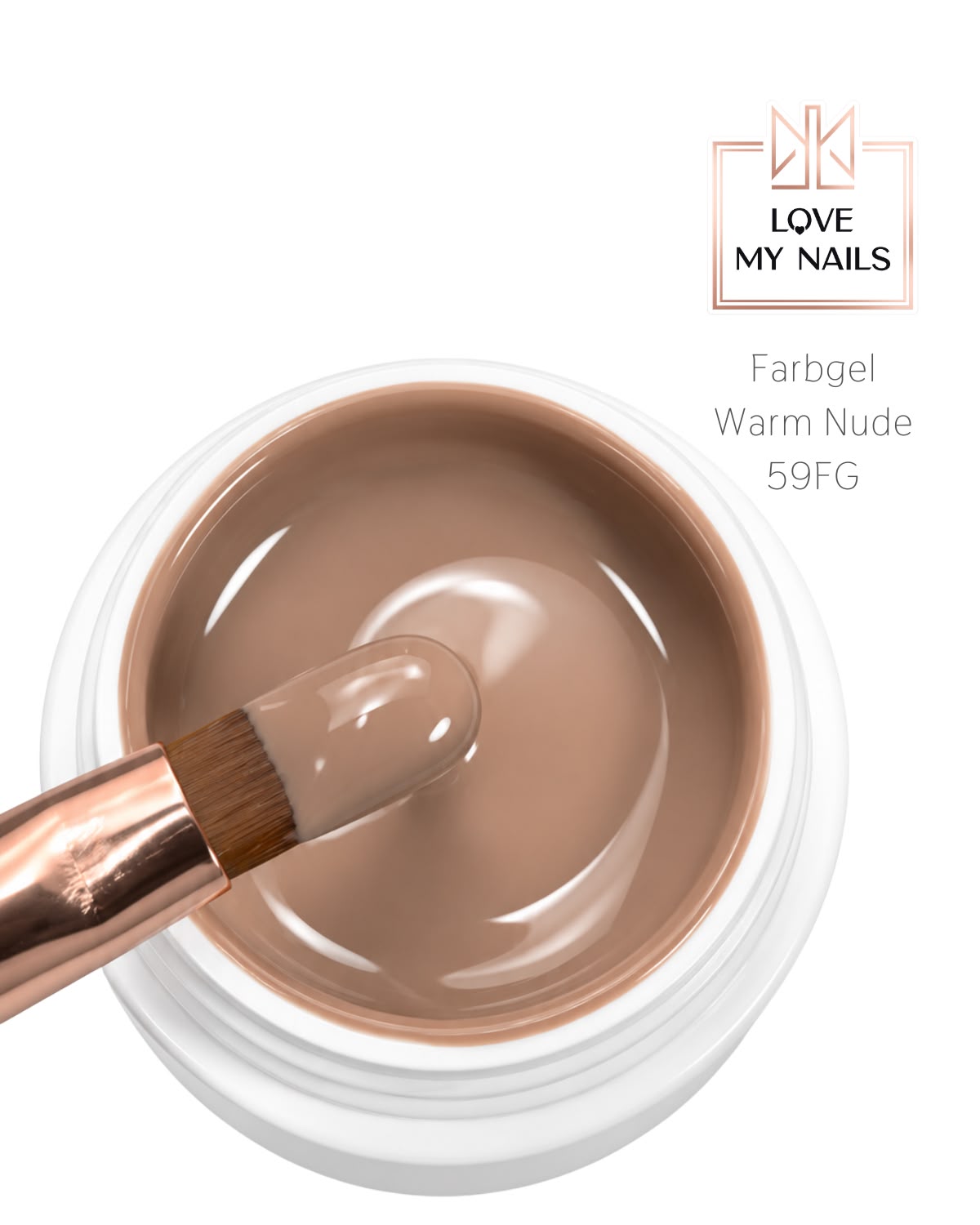 Nail art color gel 'Classic Nude' (without sweat layer) by Love My Nails