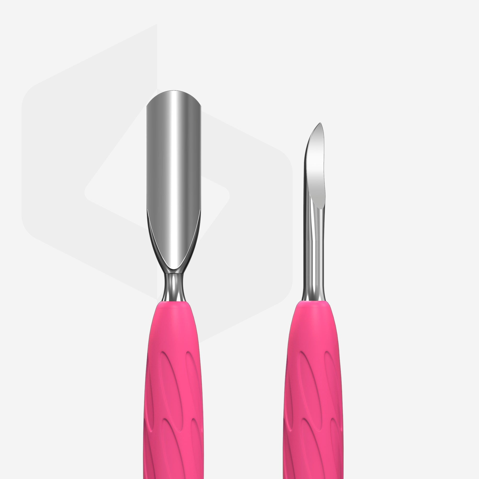 Nagelhautschieber Gummy mit Silikongriff UNIQ 10 TYPE 6 (breiter abgerundeteter Schieber und Hakenreiniger)