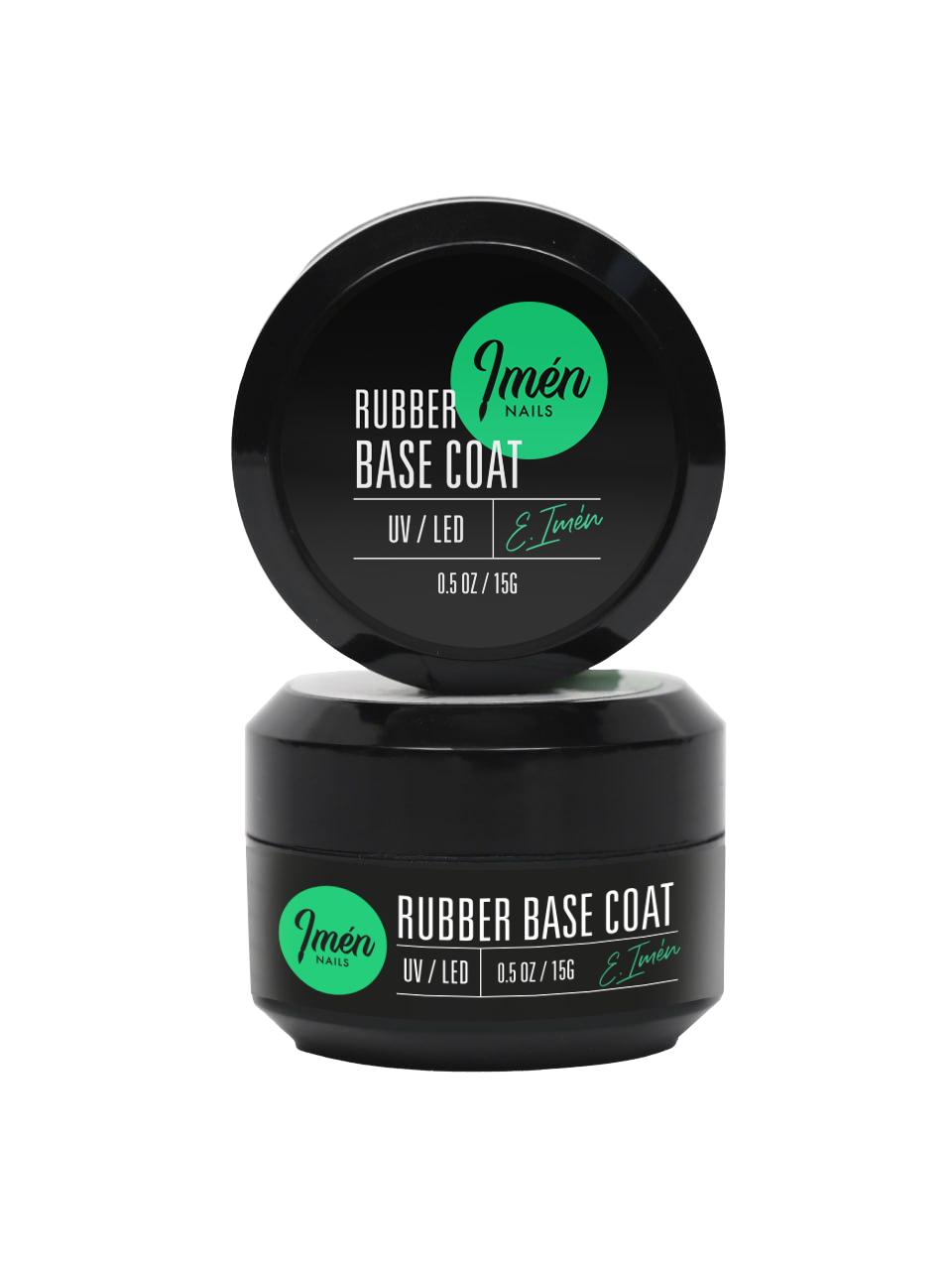 Imen Rubber Base Coat Trasparente 15ml Flacone o 30ml Flacone di Ricarica