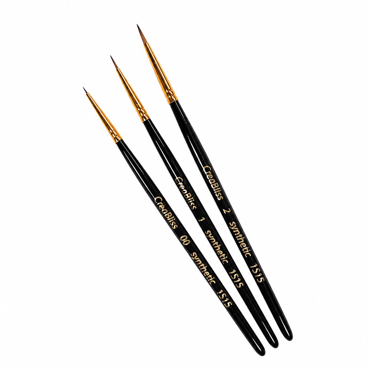 Pennello per design delle unghie 1S15 (Dimensione 00/1/2) Creabliss