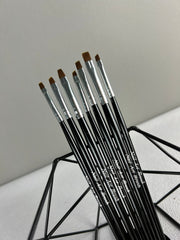 Pinselset für verschiedene Nailart Anwendungen und Modellage (7 Stk.)