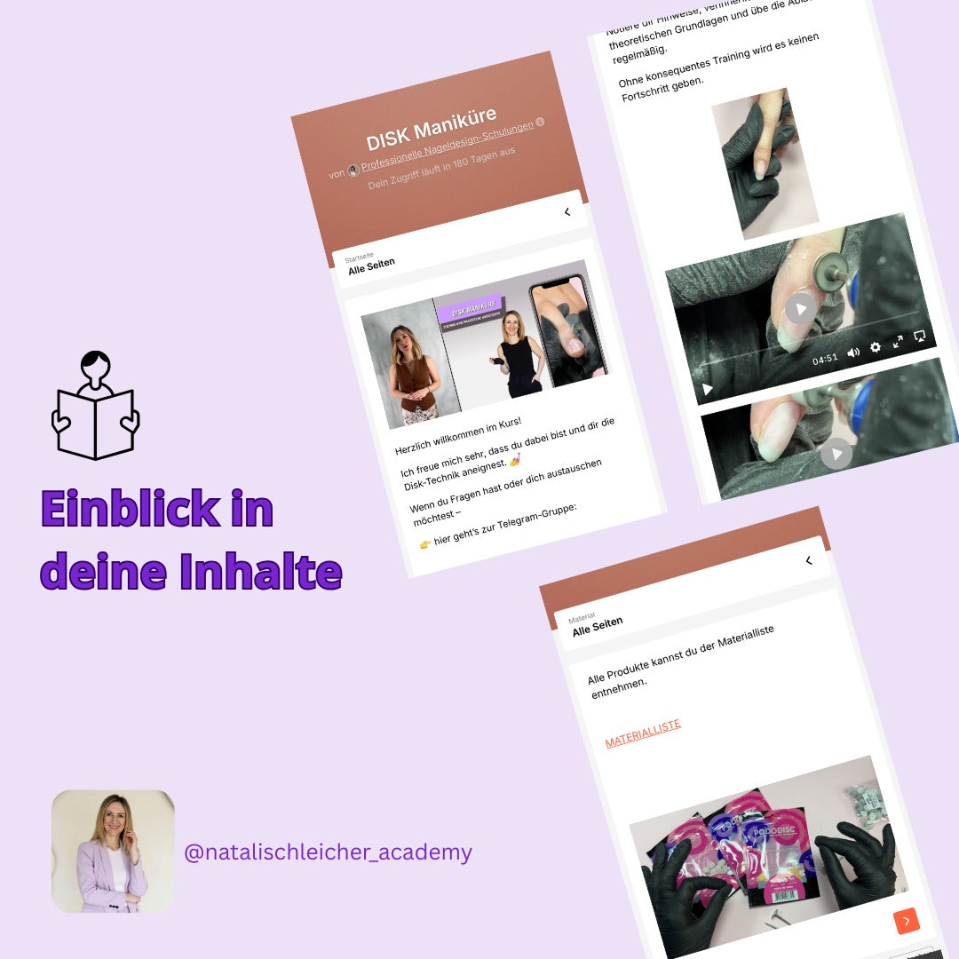 Disk Maniküre – ein Videopaket