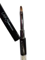 Laif&SL Gel Pinsel 4 Größe oval Schwarz
