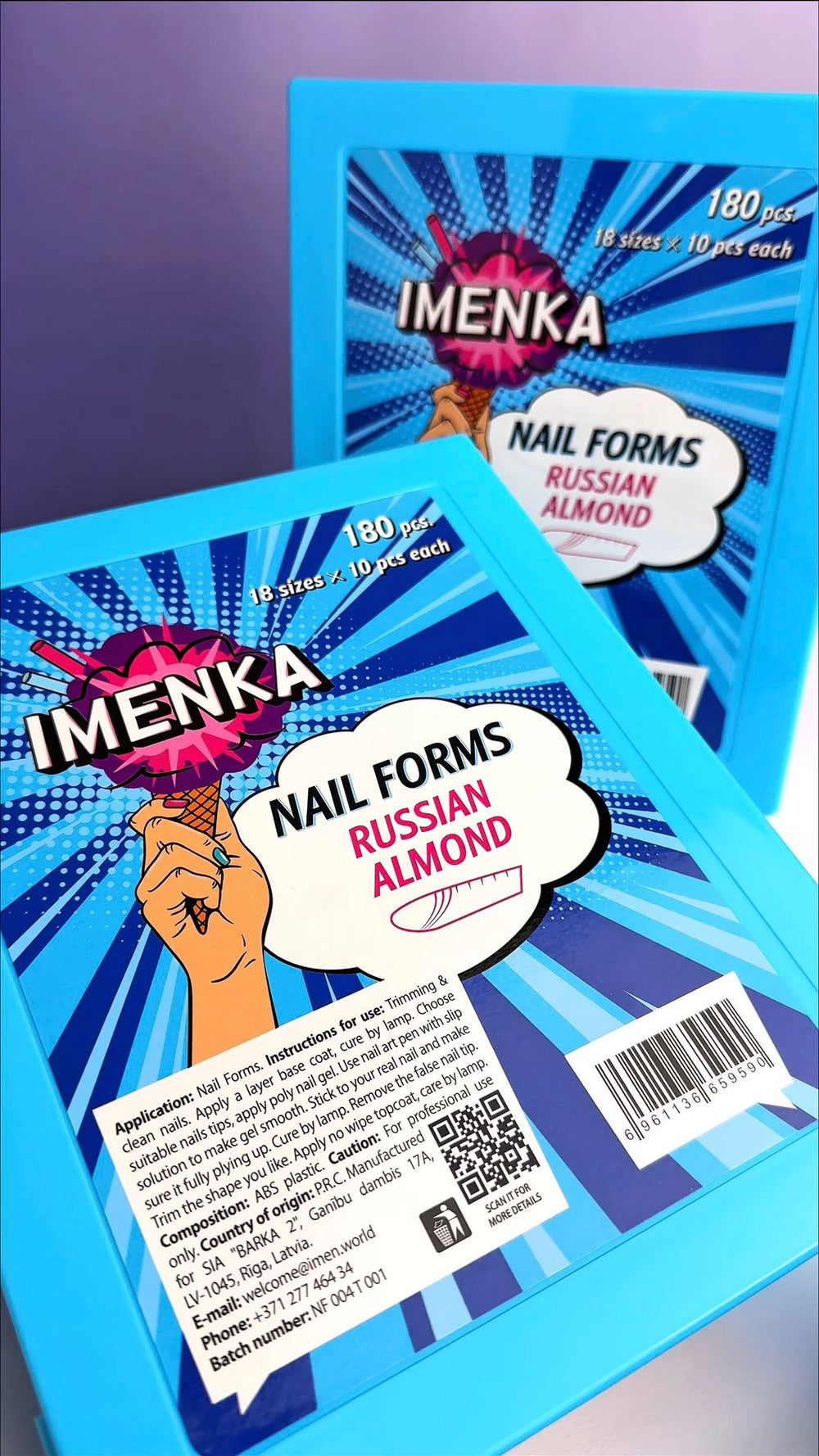Imenka Russian Almond Nail Forms
