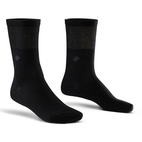 Diabetic Crew Herren 22% Silber Socken schwarz