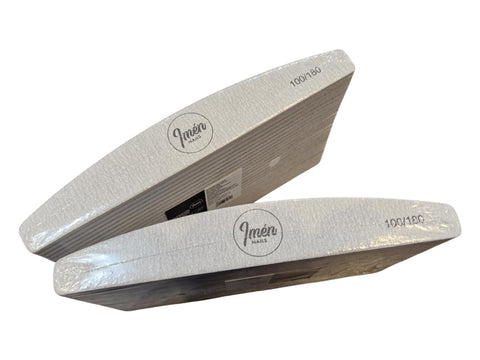 Sandnagelfeile halbmond 100/180 Grit von Imen 25st.
