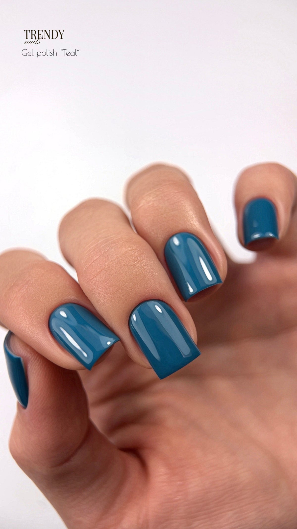 Gel Polish Teal 5ml/10ml by Trendy Nails (TPO/HEMA-free)
