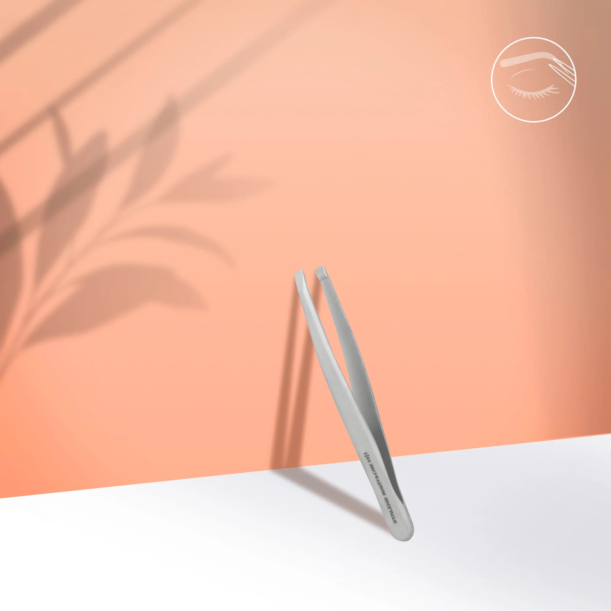 Augenbrauenpinzette BEAUTY & CARE 10 TYP 1(breit gerade)/2(schmal gerade)/3(breit abgeschrägt)