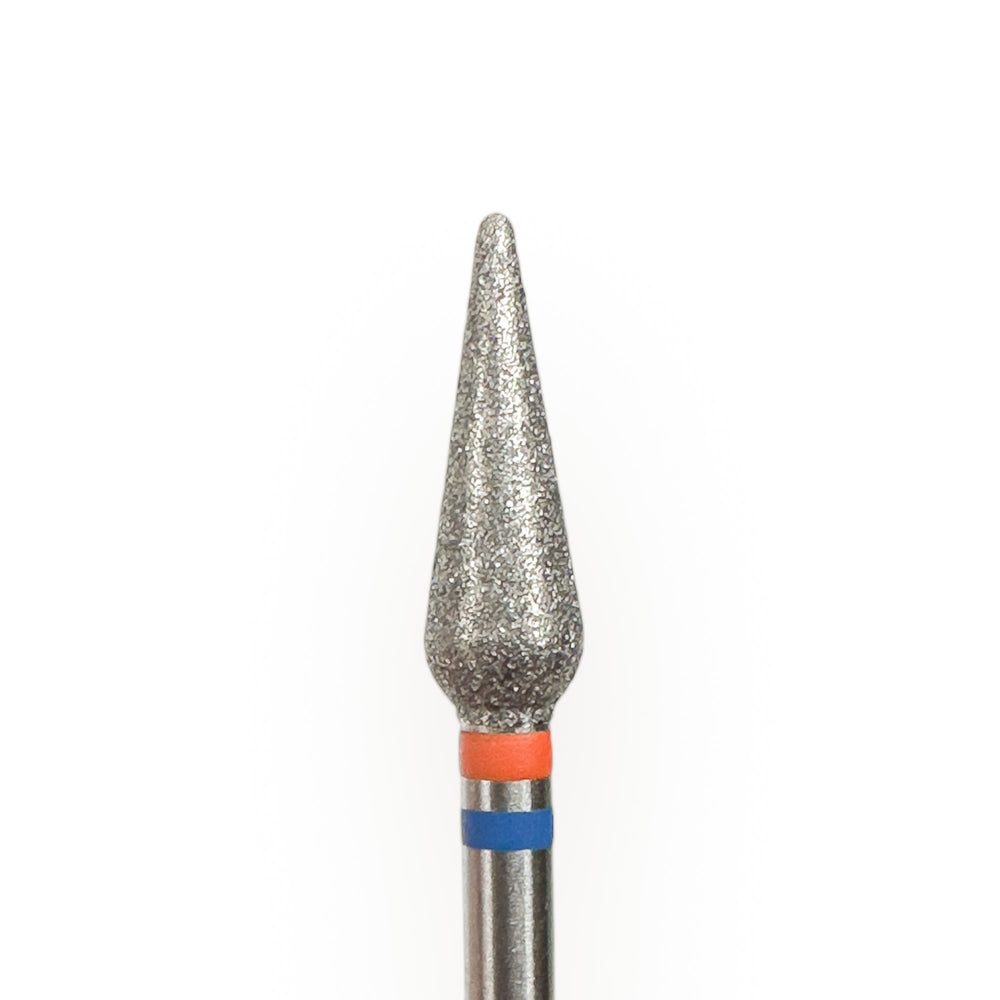 Milling cutter attachment diamond bit drop fine (red) in sizes: 4.0mm to 6.0mm from KMIZ